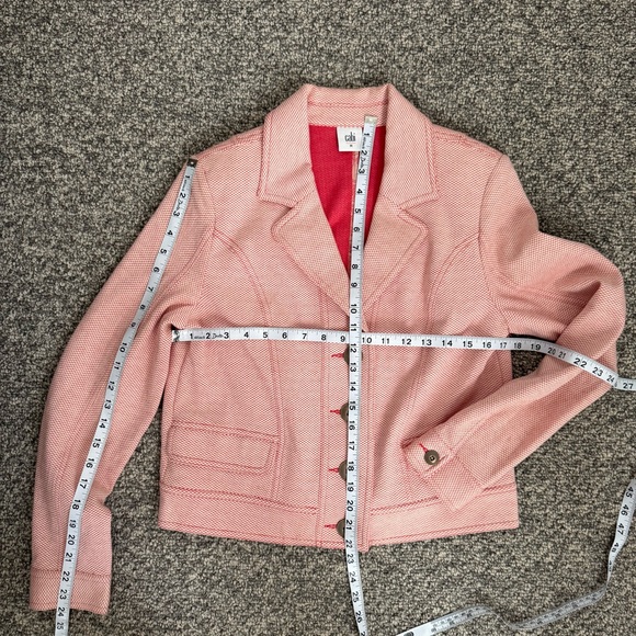 CAbi Amelia Jacket Style 5301 Size M in color Shrimp (Red/Pink) from Spring 2018 - Picture 6 of 10
